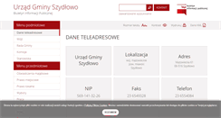 Desktop Screenshot of bip.szydlowo-maz.pl
